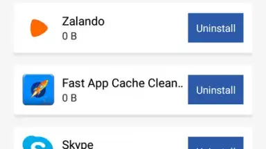 Capture d'écran de Fast App Cache Cleaner 2