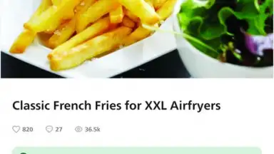 Capture d'écran de Kitchen+ Airfryer recipes 9