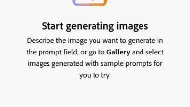 Capture d'écran de Adobe Firefly 7