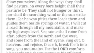 Capture d'écran de Daily Readings 7