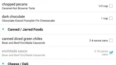 Capture d'écran de Must Have Recipes 16