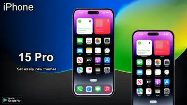 Capture d'écran de iOS Launcher: iPhone 15 Pro 4