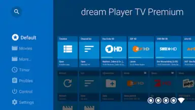 Capture d'écran de dream Player IPTV for Android TV 7