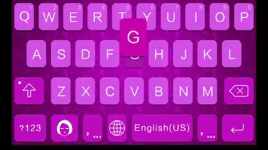 Capture d'écran de Lavender iKeyboard Theme 4