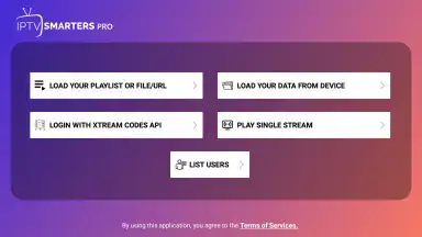 Capture d'écran de IPTV Smarters Pro 2