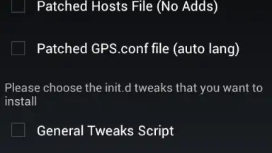 Capture d'écran de Root Tweaker 2