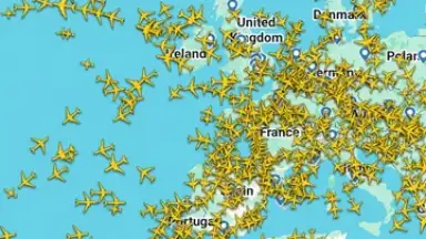 Capture d'écran de Flightradar24 20