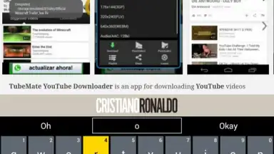 Capture d'écran de Cristiano Ronaldo Official Keyboard 3