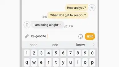 Capture d'écran de Samsung keyboard 4