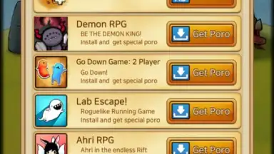 Capture d'écran de Ahri RPG: Poro Farm 2