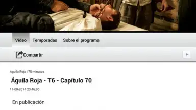 Capture d'écran de RTVE Play 10
