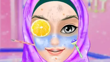 Capture d'écran de Hijab Girl Salon- Muslim Fashion Princess Makeover 3