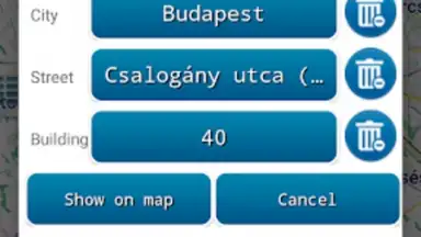 Capture d'écran de Карта Будапешт офлайн 6