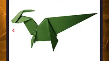 Capture d'écran de Origami dinosaurs paper shapes 18