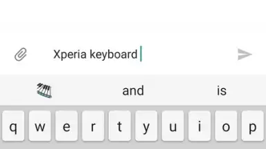 Capture d'écran de Teclado Xperia 7