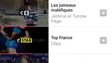 Capture d'écran de myCANAL 3