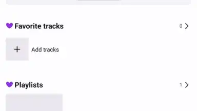 Capture d'écran de Deezer 8