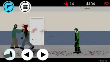 Capture d'écran de Flat Zombies: Cleanup and Defense 10