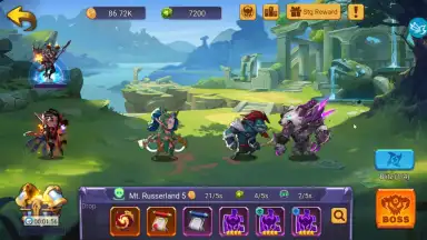 Capture d'écran de Tap Heroes: Clicker War 9