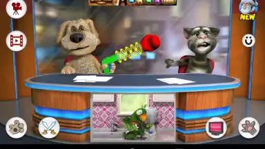 Capture d'écran de Talking Tom and Ben News Free 1