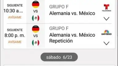 Capture d'écran de Telemundo Deportes 6