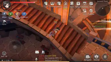 Capture d'écran de Hero Glory: Descending World 4