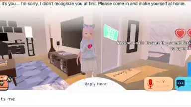 Capture d'écran de Yandere AI Virtual Girlfriend 1