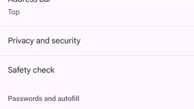 Capture d'écran de Chrome Beta 2