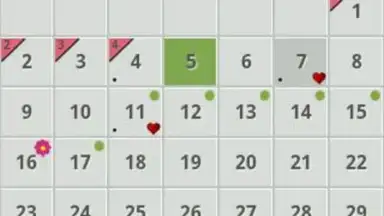 Capture d'écran de Period Tracker 4