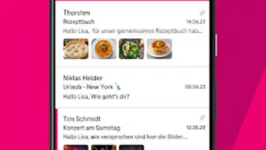 Capture d'écran de Telekom Mail 1