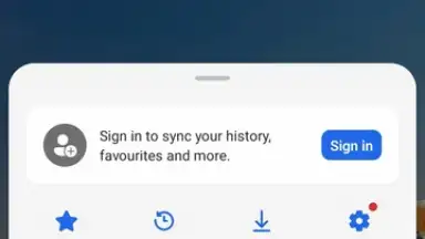 Capture d'écran de Microsoft Edge Beta 15