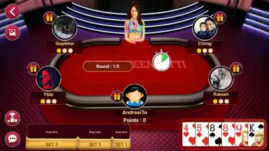 Capture d'écran de Teen Patti Octro 1