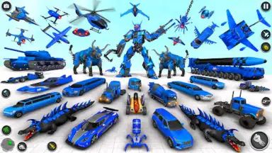 Capture d'écran de Bull Robot Car Game: Robot Game 6