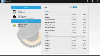 Capture d'écran de Superuser (for Android 4) 7