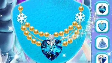 Capture d'écran de Ice Queen Makeup Dress Up 3
