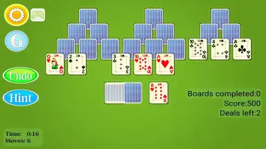 Capture d'écran de TriPeaks Solitaire Mobile 11