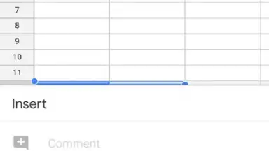 Capture d'écran de Google Sheets 4