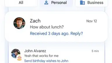 Capture d'écran de Google Messages 5