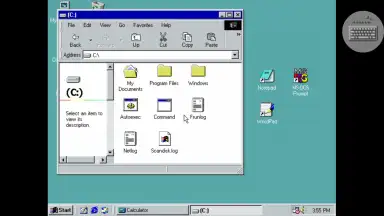 Capture d'écran de Win 98 Simulator 7