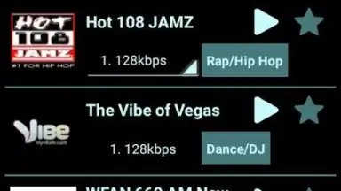 Capture d'écran de Internet Radio 2