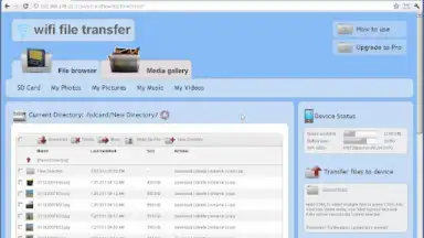 Capture d'écran de WiFi File Transfer 4