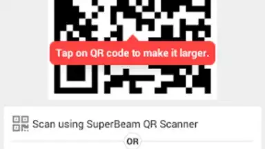 Capture d'écran de SuperBeam WiFi Direct Share 1