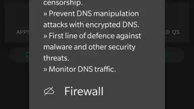 Capture d'écran de Rethink: DNS + Firewall 3