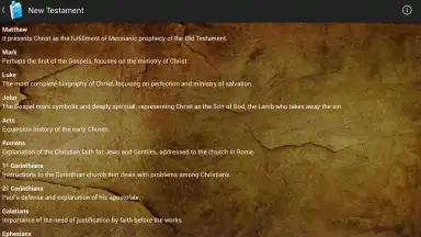 Capture d'écran de Holy Bible King James Version 14