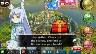 Capture d'écran de Million Arthur 2