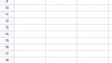 Capture d'écran de Google Sheets 14