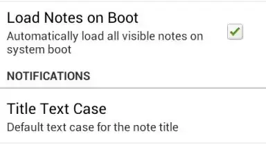 Capture d'écran de Notification Agenda 1