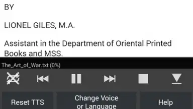 Capture d'écran de Voice Aloud Reader 1