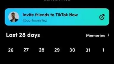 Capture d'écran de TikTok Now 2