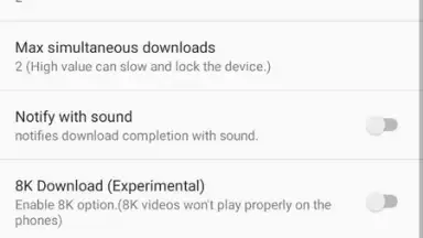 Capture d'écran de TubeMate 10